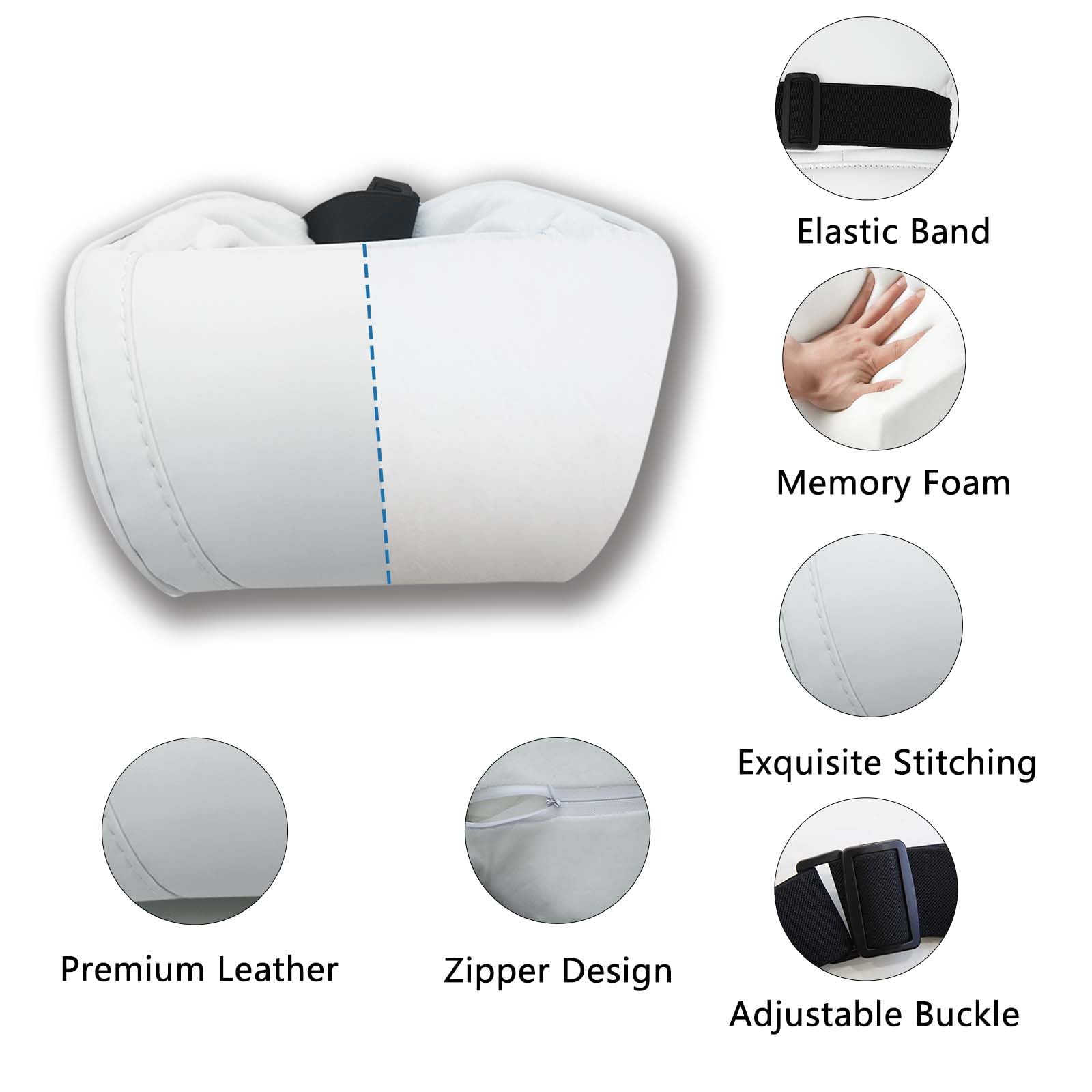 TOPABYTE adjustable strap and buckle showing customizable fit