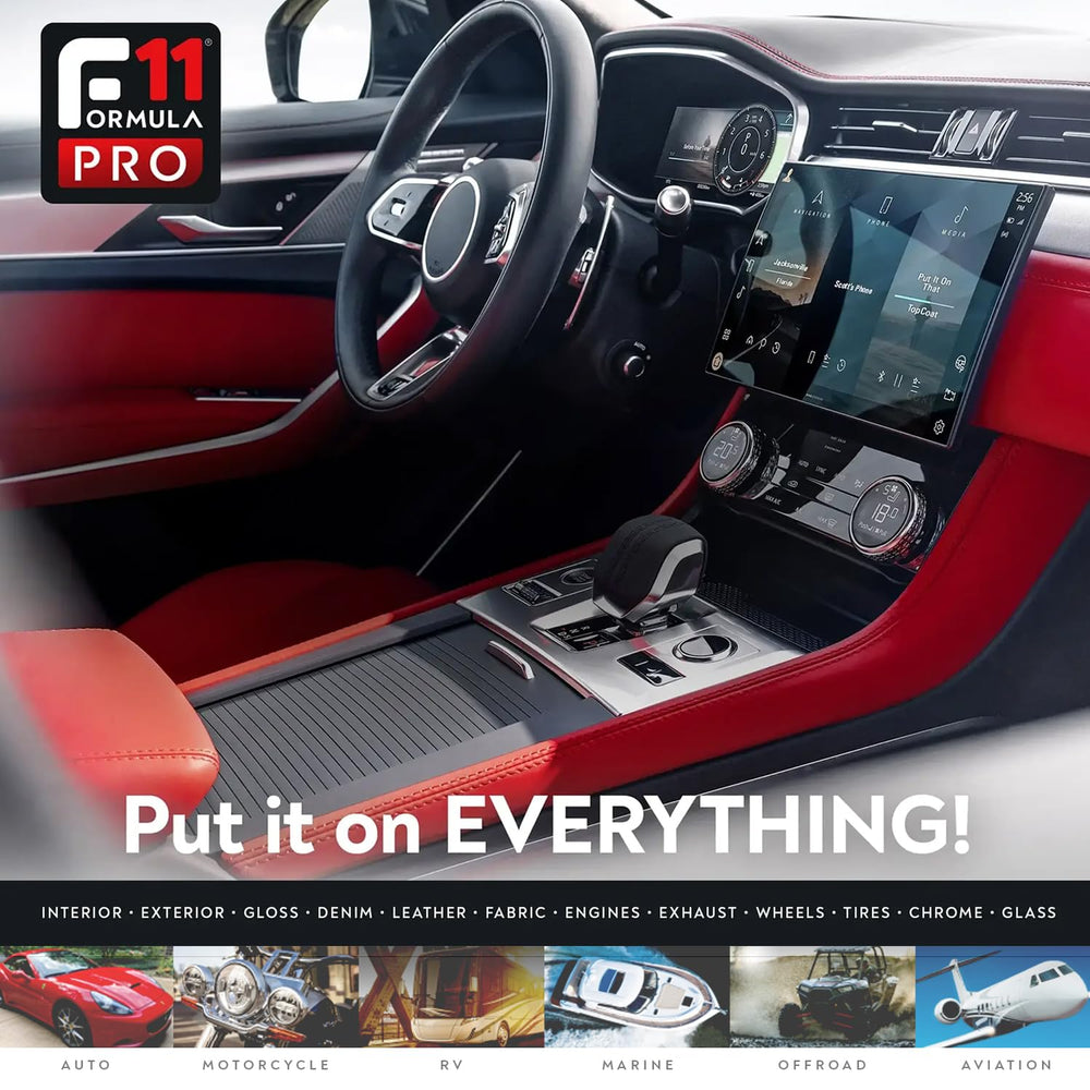TopCoat F11PRO being applied to a car door panel for fast restoration