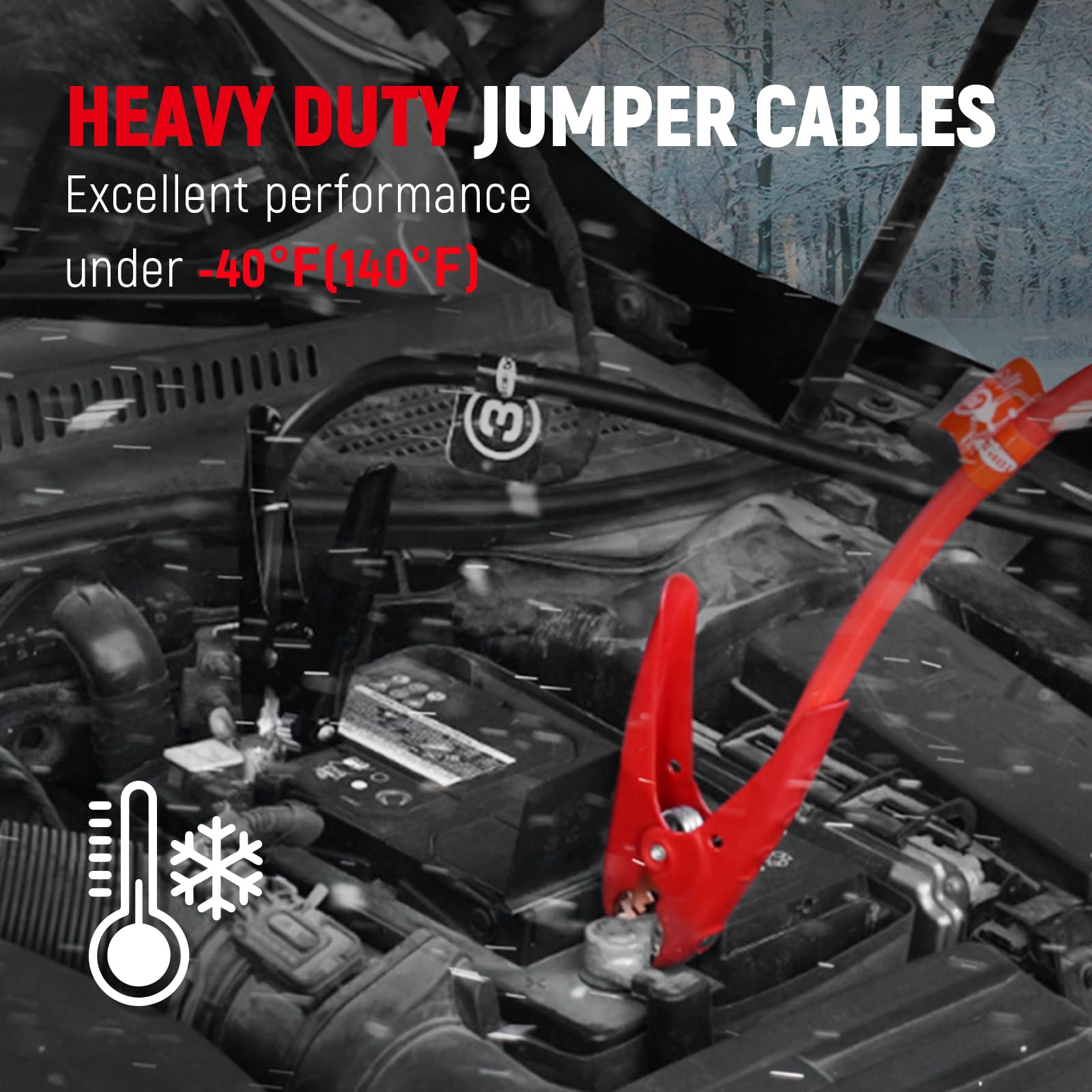 TOPDC clamp close-up showing jagged teeth and secure grip for reliable connections