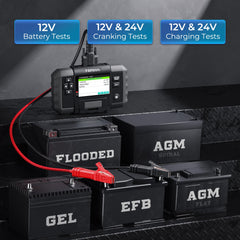 TOPDON BT600 heavy-duty clamps close-up showing durable contacts and reliable reading benefit