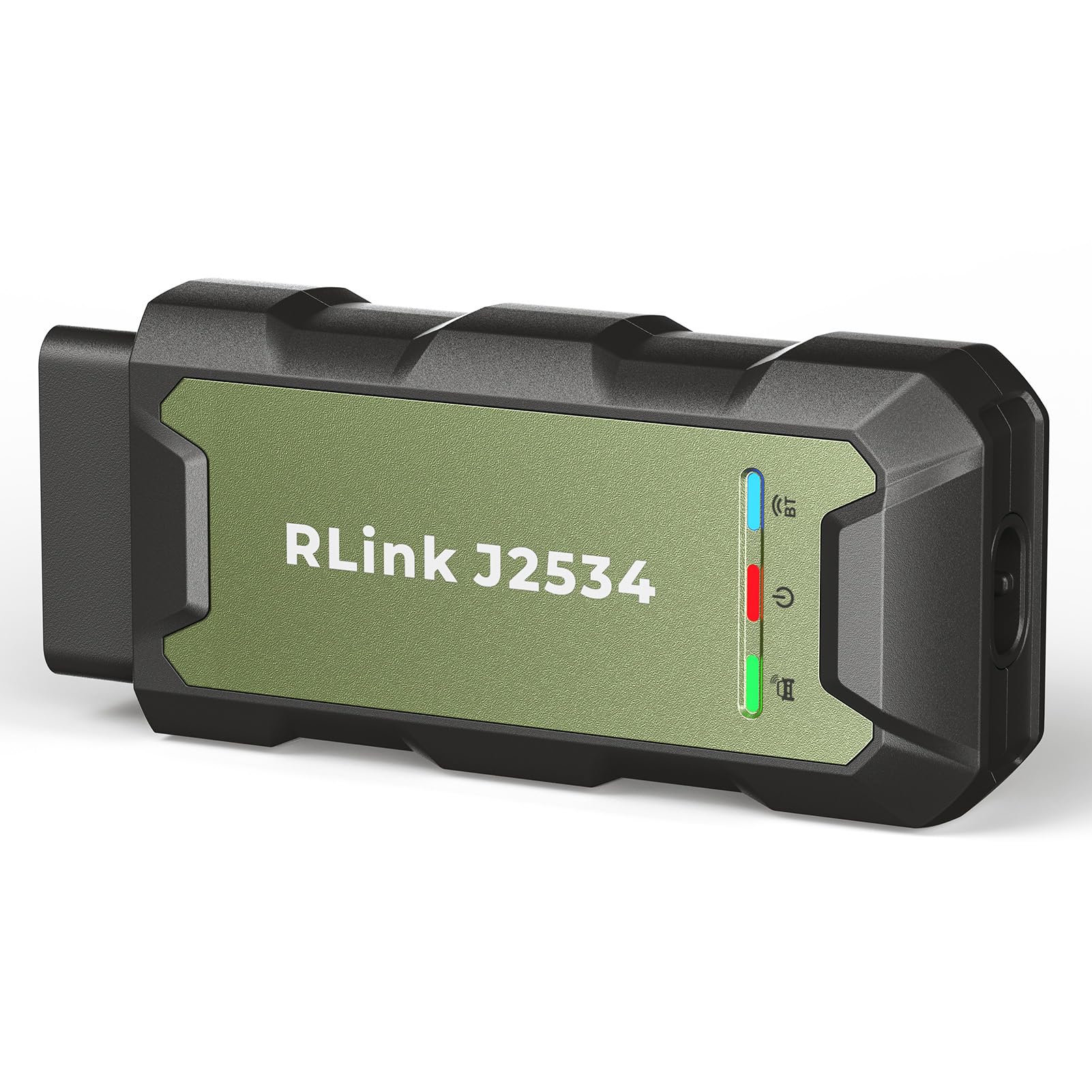 TOPDON RLink front view showing compact dongle for versatile diagnostics