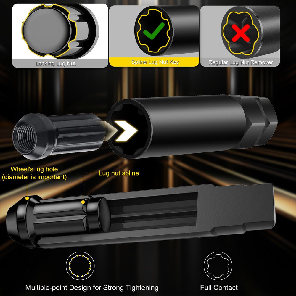 Topec in use removing lug nut demonstrating safe, non-marring removal