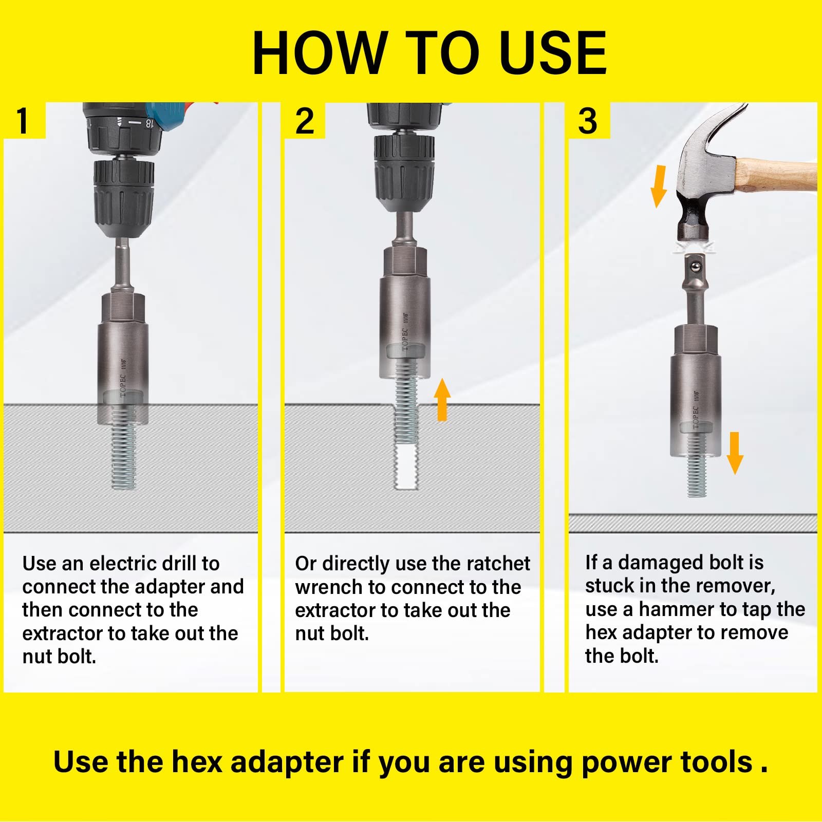Topec scale comparison with wrench demonstrating compact size and leverage