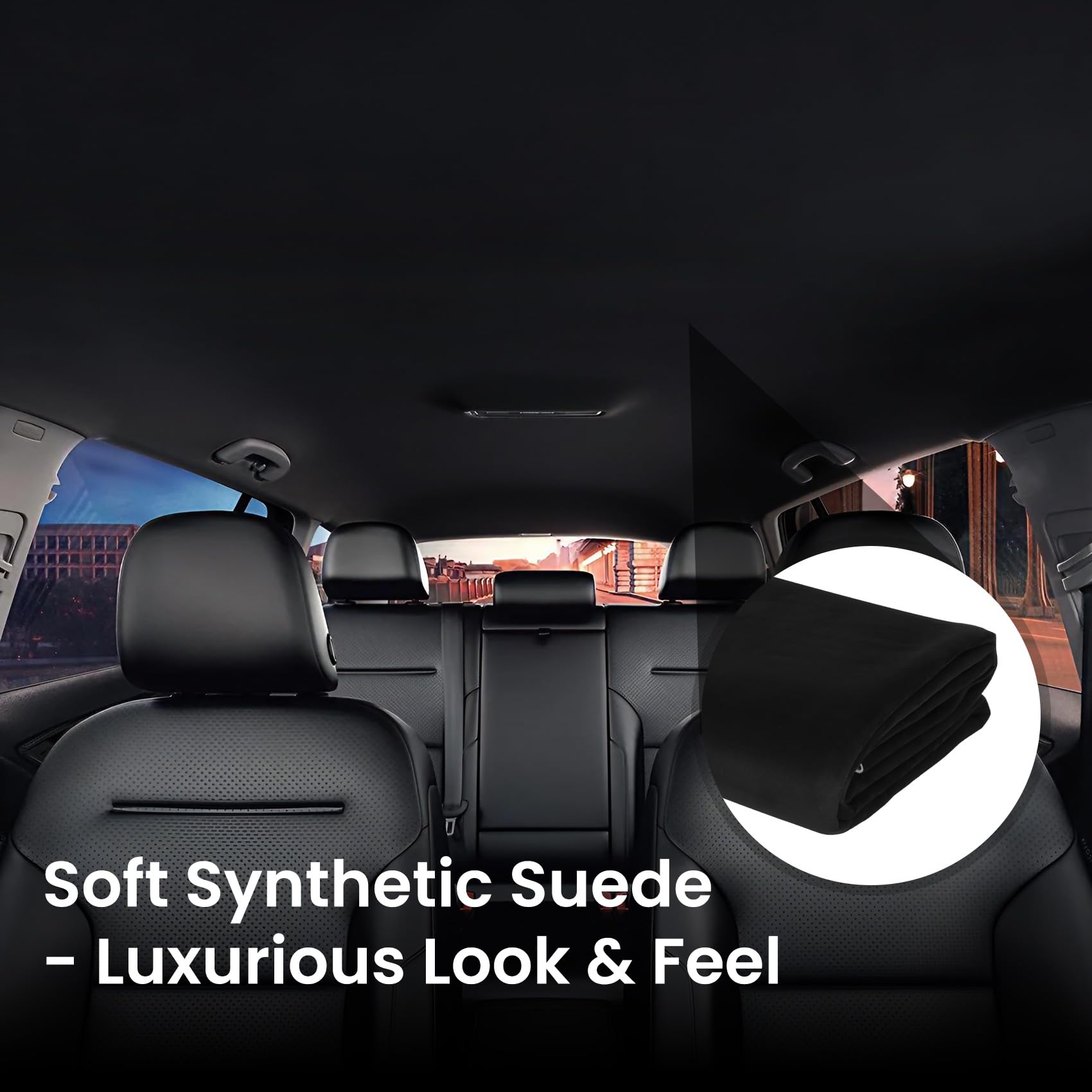 Topfurn installed headliner in car roof delivering a refreshed interior look and fit