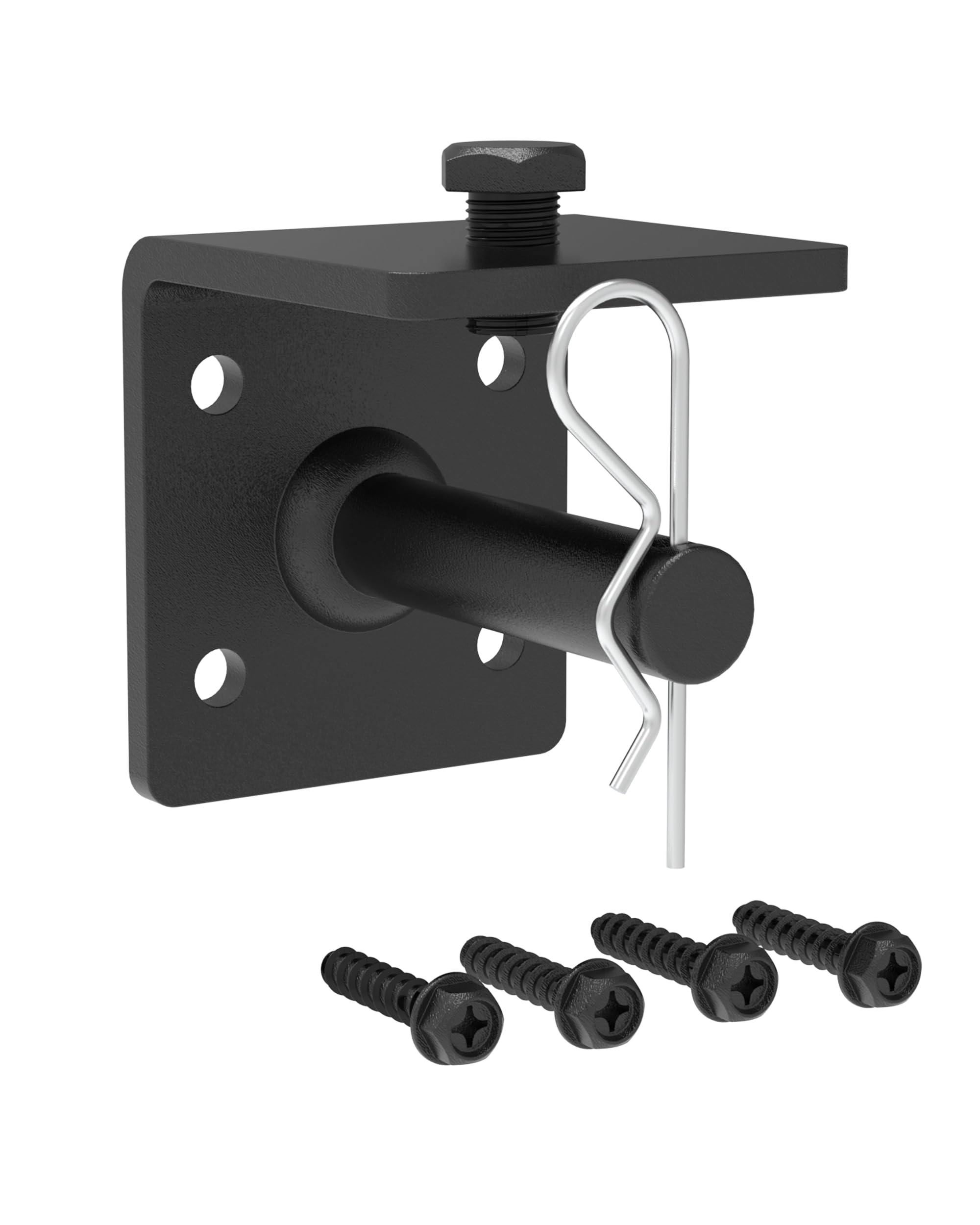 TOPICK hitch holder beside a ruler to show size and mounting scale
