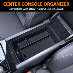 TOPINSTALL installed tray holding phone and keys for easy access while driving