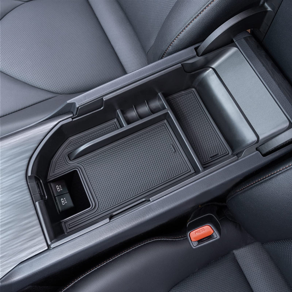 TOPINSTALL close-up of removable rubber mats minimizing rattle
