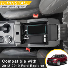 TOPINSTALL installed in a Ford Explorer showing easy access benefit