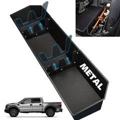 TOPOWN front view showing secure metal under-seat storage and durable build