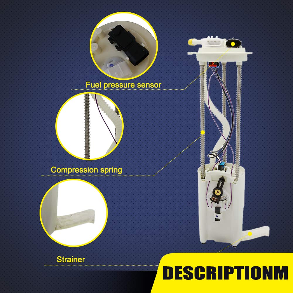 TOPSCOPE fuel pump installed in truck tank demonstrating correct OEM alignment