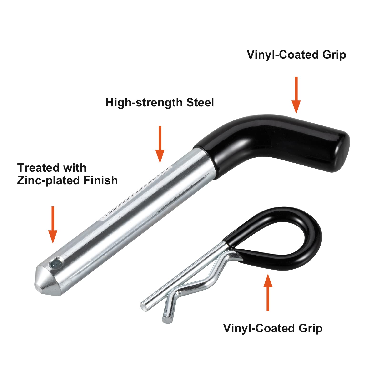 TOPSHINE close-up of zinc plating highlighting corrosion resistance benefit
