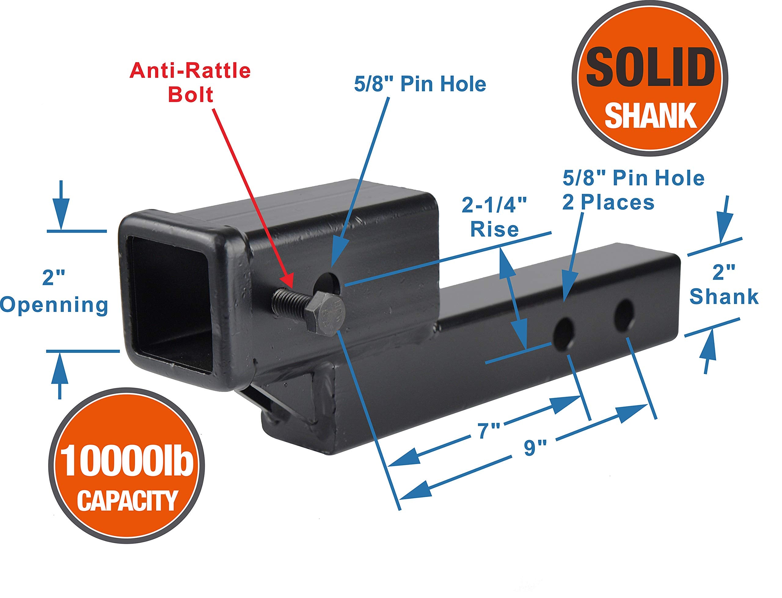 TOPTOW close-up of anti-rattle bolt showing secure, vibration-reducing fit