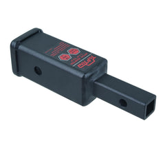 TOPTOW installed in vehicle 1-1/4" receiver demonstrating secure accessory mounting