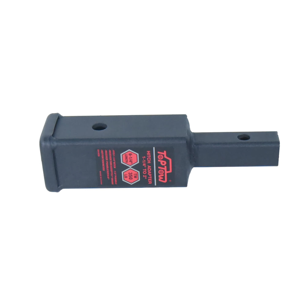 TOPTOW used with bike rack on SUV showing easy conversion and safe accessory use
