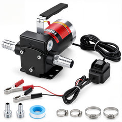 TOPWAY front view of fuel pump showing compact housing and inlet outlet ports for quick identification