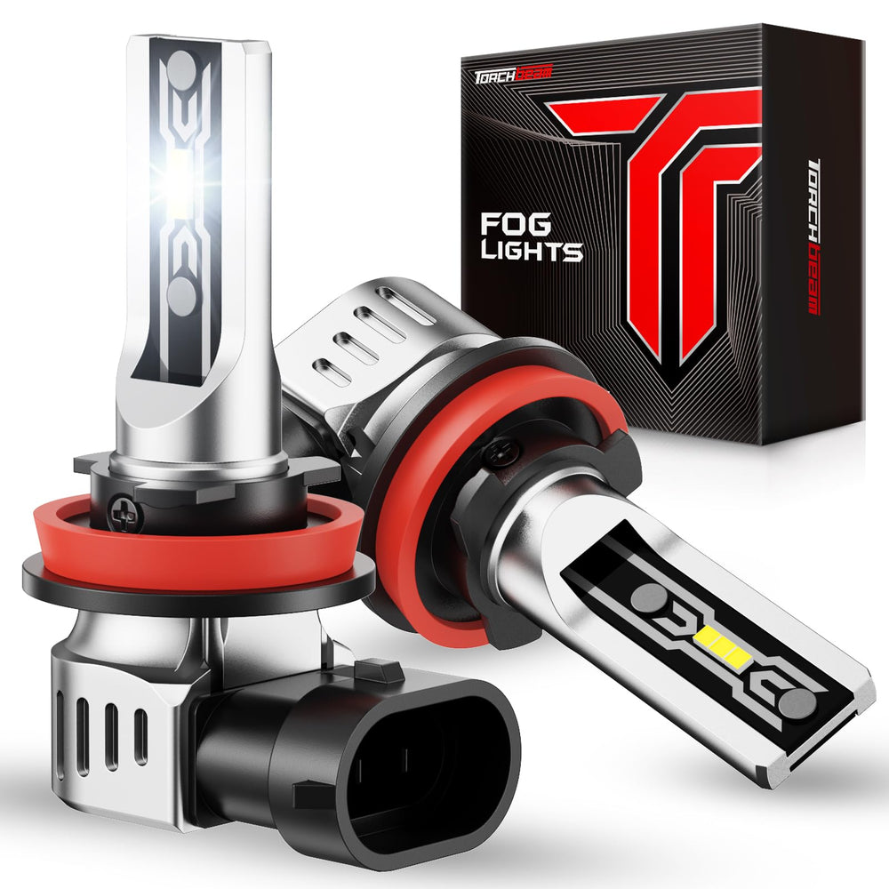 Torchbeam front packaging showing H11 H16 H8 bulb and quick benefits