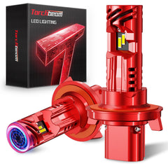 Torchbeam front view pack of 2 bulbs showing plug-and-play fitment and convenience