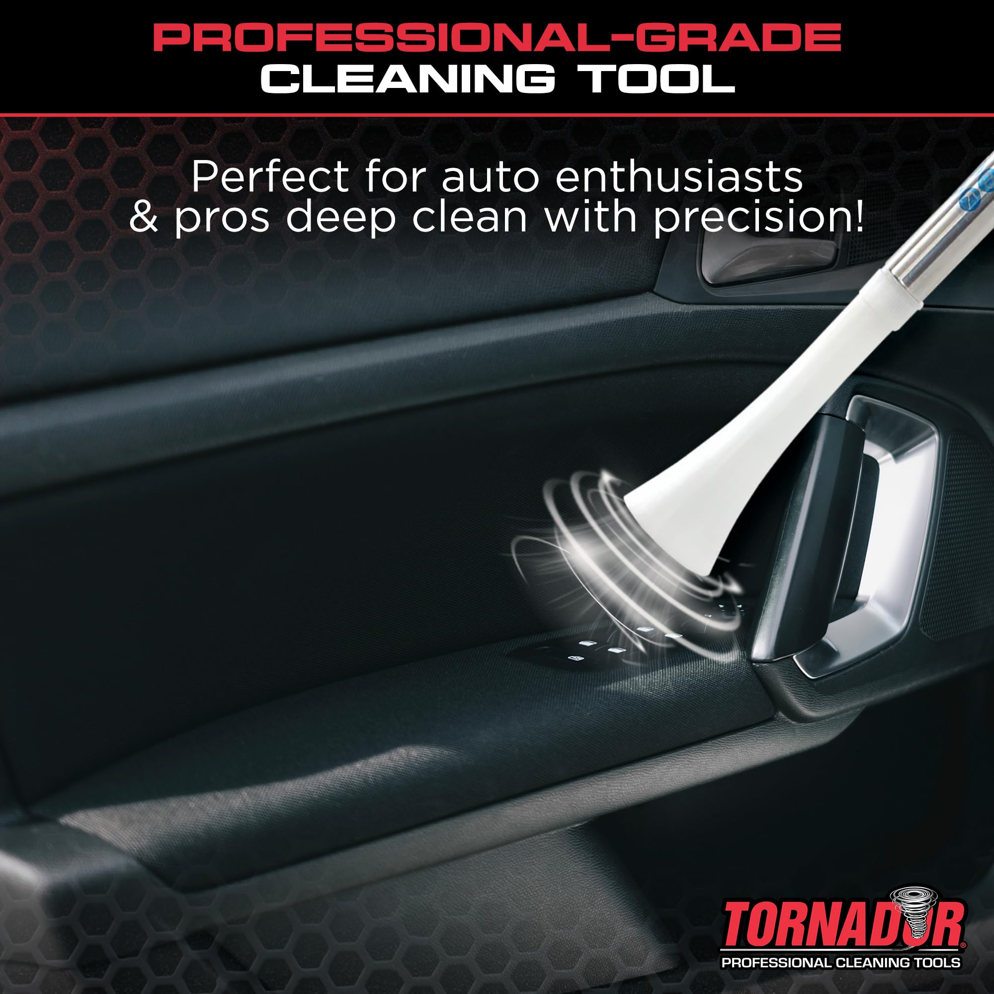 Tornador components laid out for quick identification and easy replacement