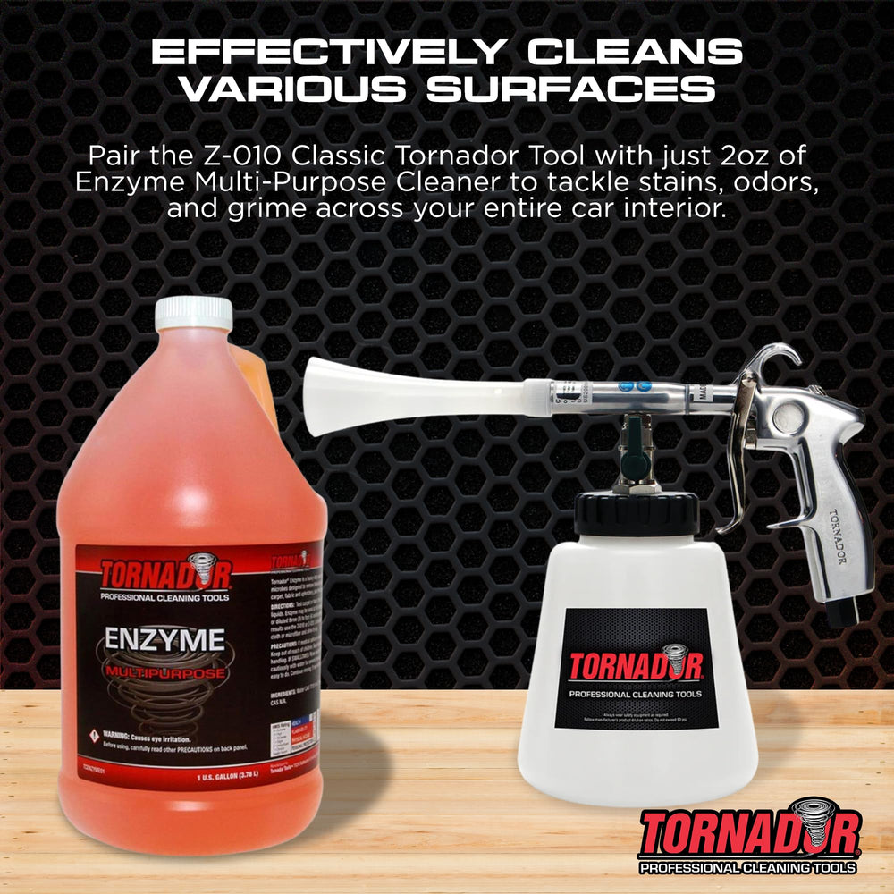 Applying Tornador TC-Enzyme with Tornador gun for efficient agitation