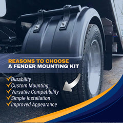 TORQUE installed on semi truck side profile demonstrating proper alignment benefit