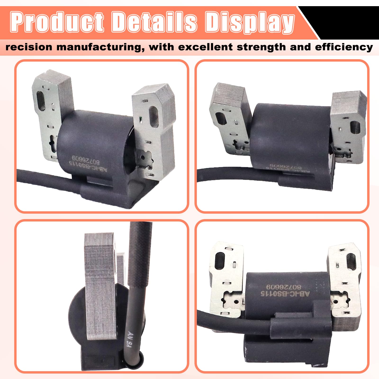 TOTEDELL ignition coil installed on John Deere engine showing quick replacement benefit