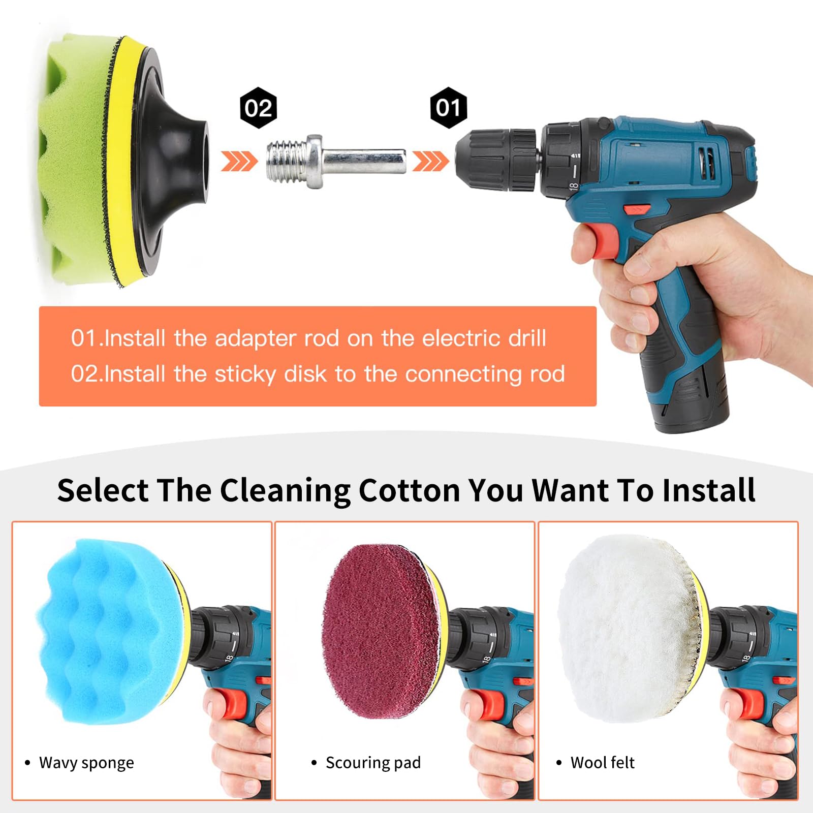 TOWBRUS scouring pads detail removing grease from cookware surfaces