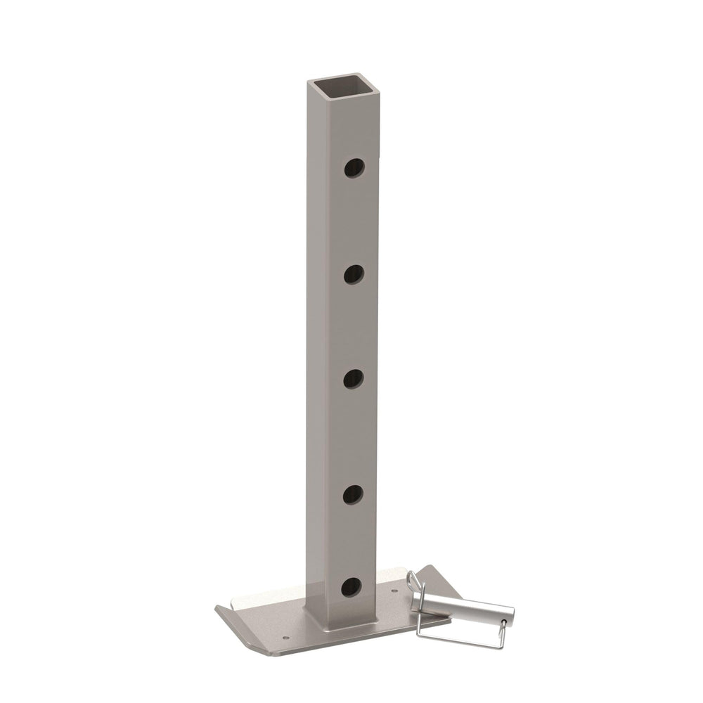 TOWKING jack installed on trailer demonstrating stable support and real-world use