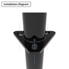 TOWKING side profile retracted demonstrating compact stowed position for safer towing