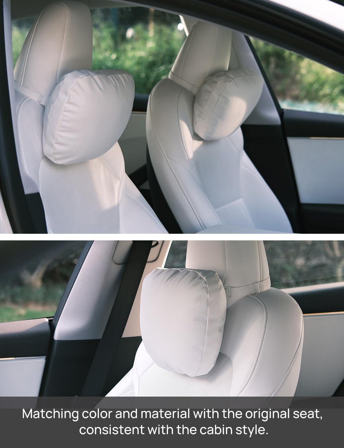 TPARTS lifestyle shot in Tesla cabin highlighting cohesive design and easy maintenance