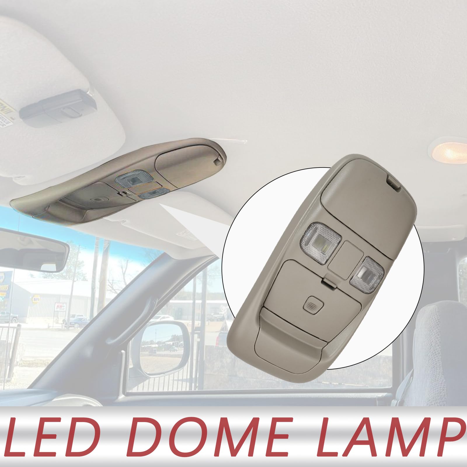 TQPONLY cabin light covers showing clean OEM-style appearance