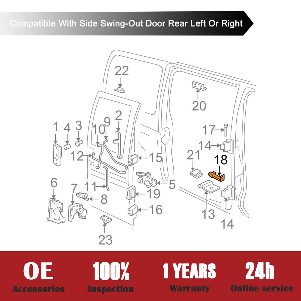 TQPONLY label and part numbers indicating replacement compatibility