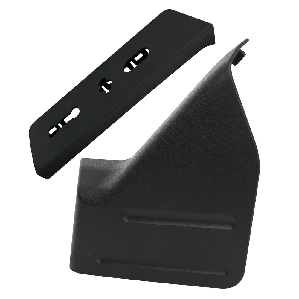 TQPONLY charcoal black panel texture detail showing durable finish and scratch resistance