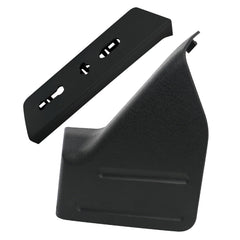TQPONLY charcoal black panel texture detail showing durable finish and scratch resistance