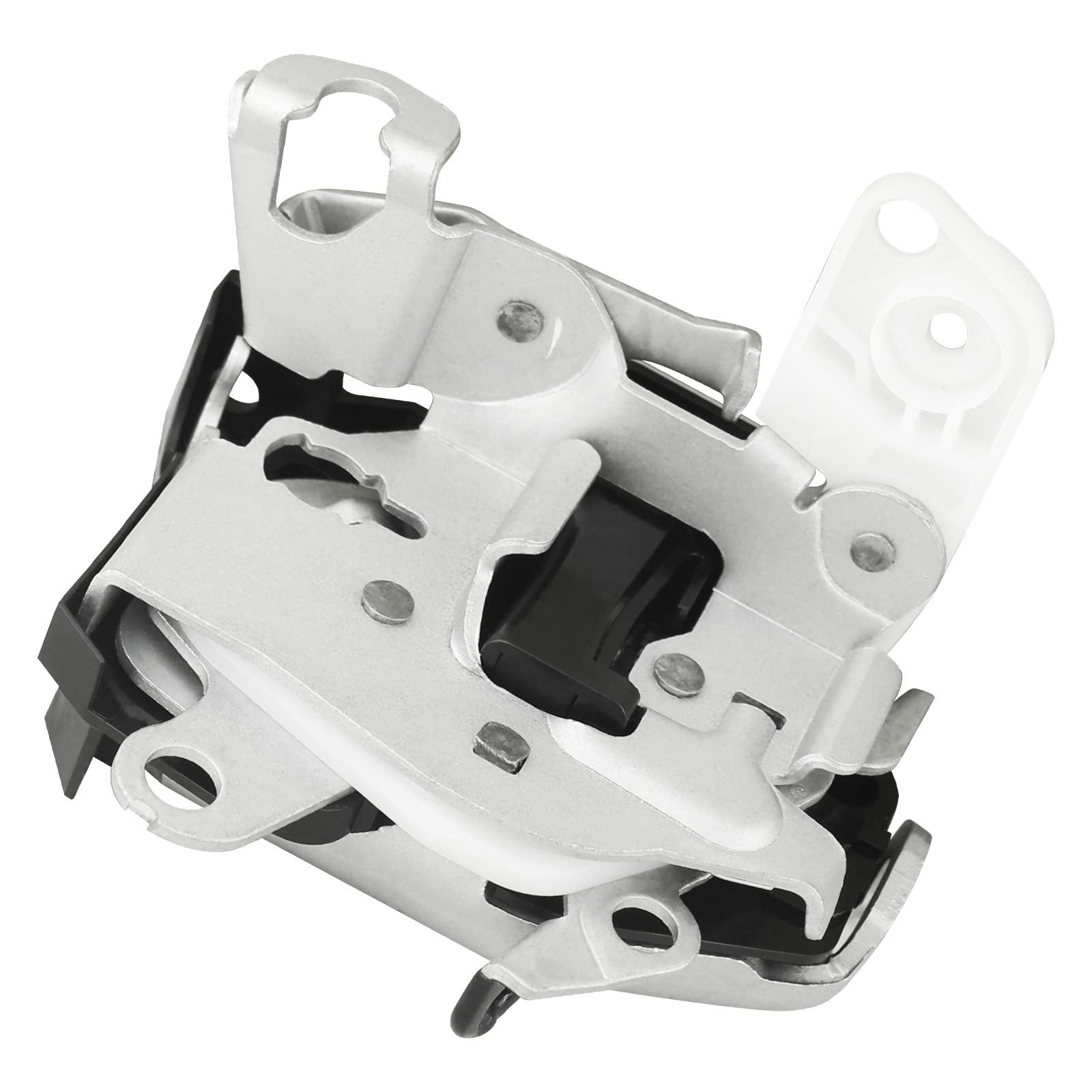 TQPONLY latch held in hand showing size and sturdy construction for easy install