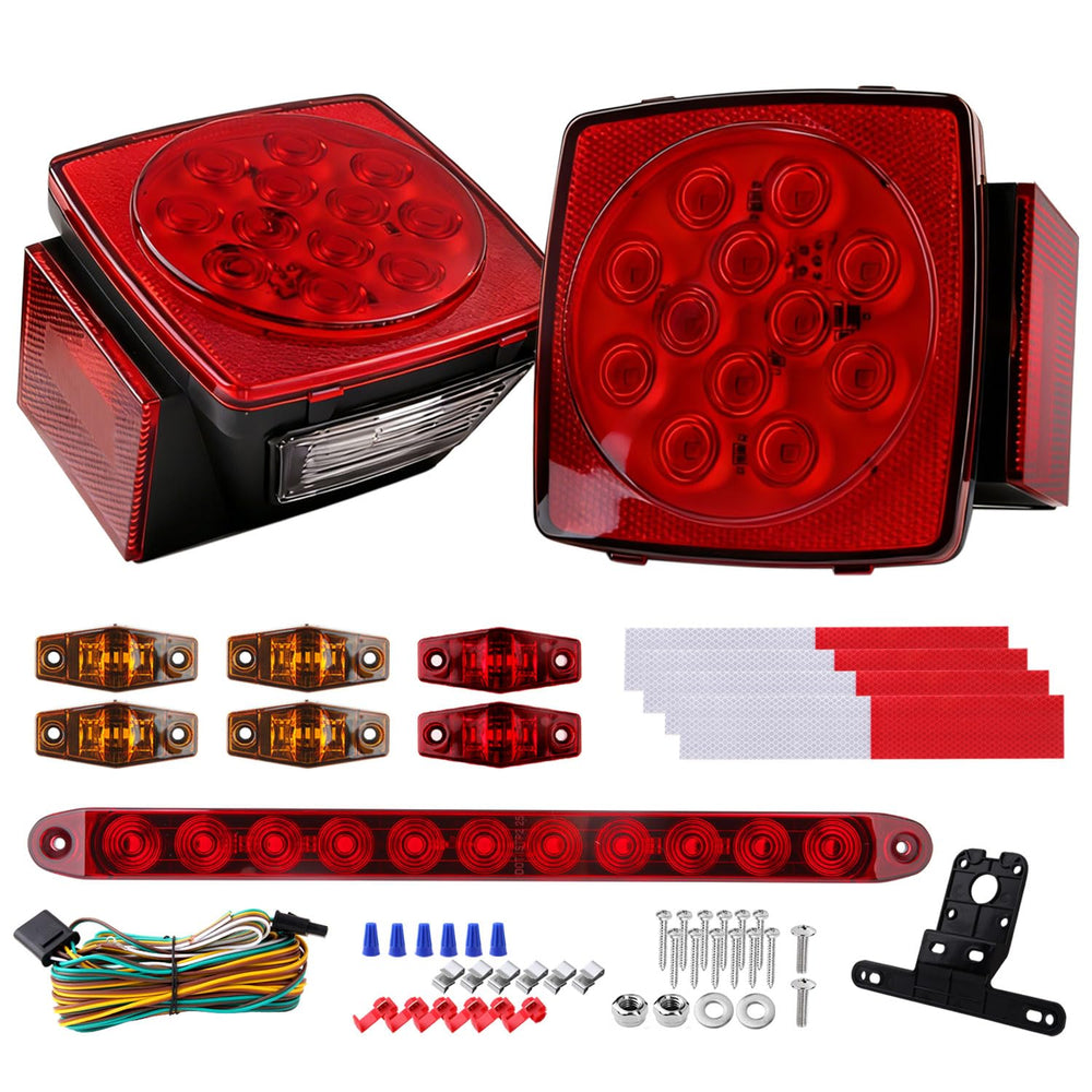 Traberm front square tail light showing multi-function LEDs and improved visibility