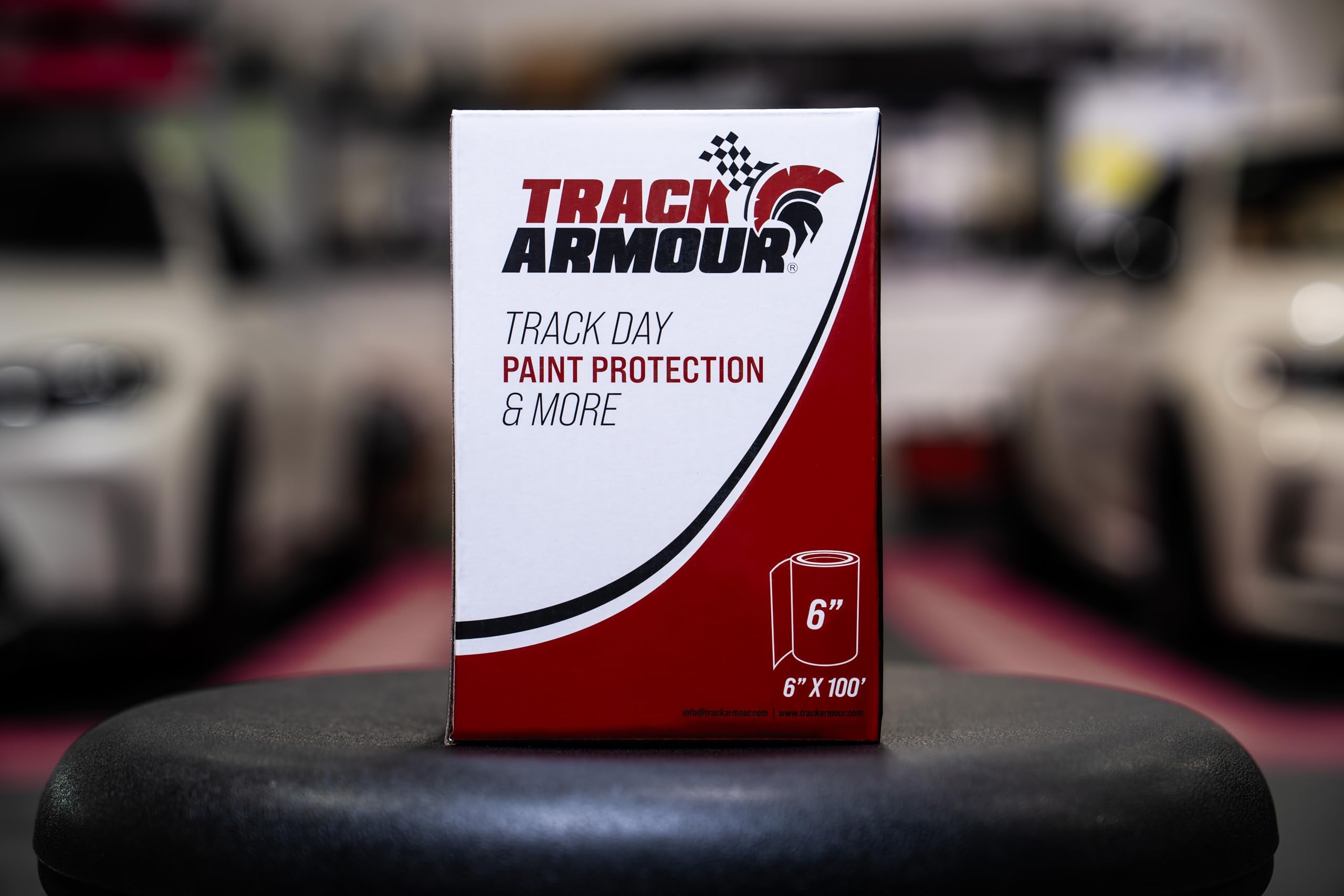 TRACK ARMOUR film texture close-up showing clarity and durability for protection