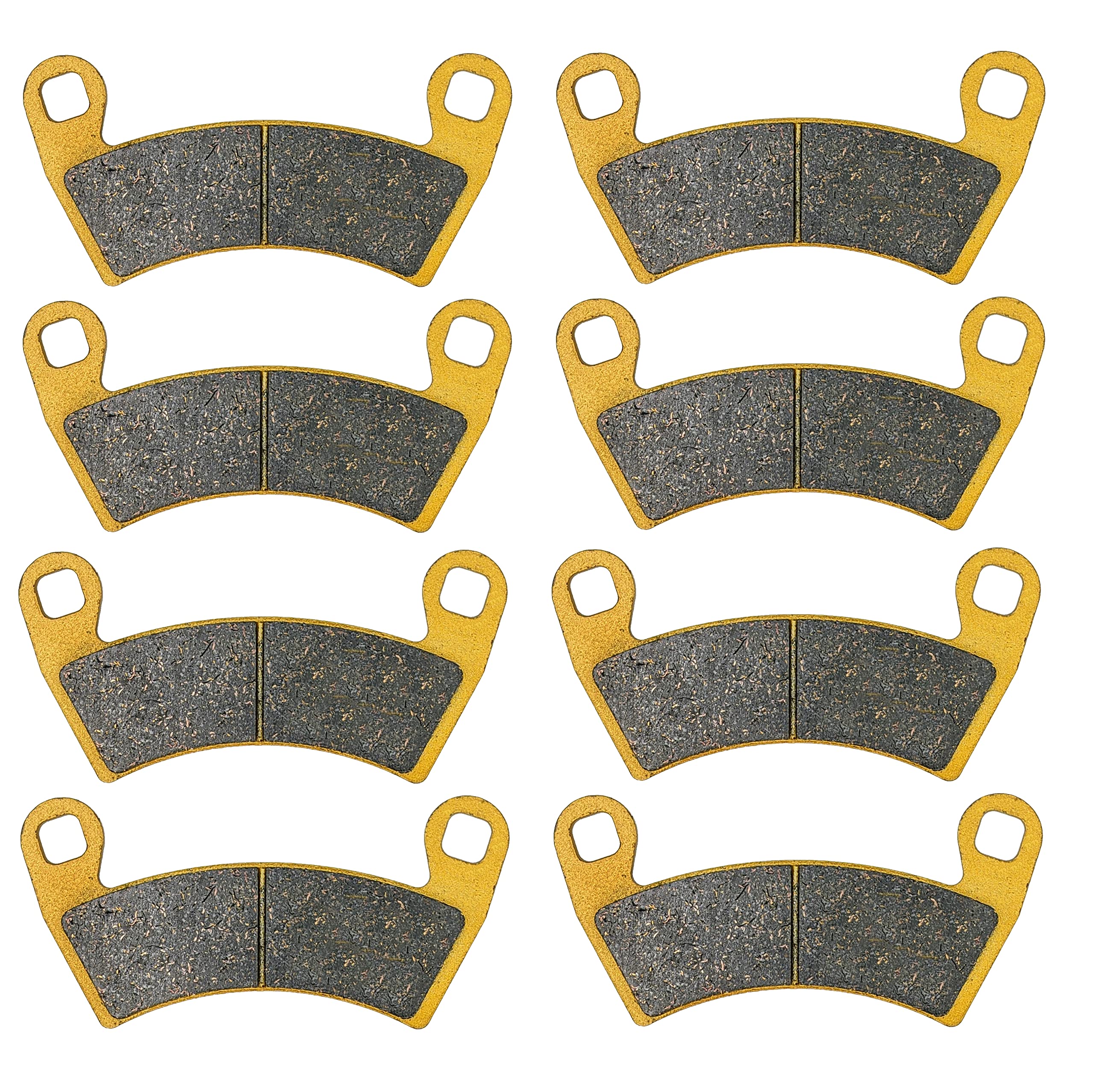 Traild pad thickness comparison on scale shows wear life and replacement readiness