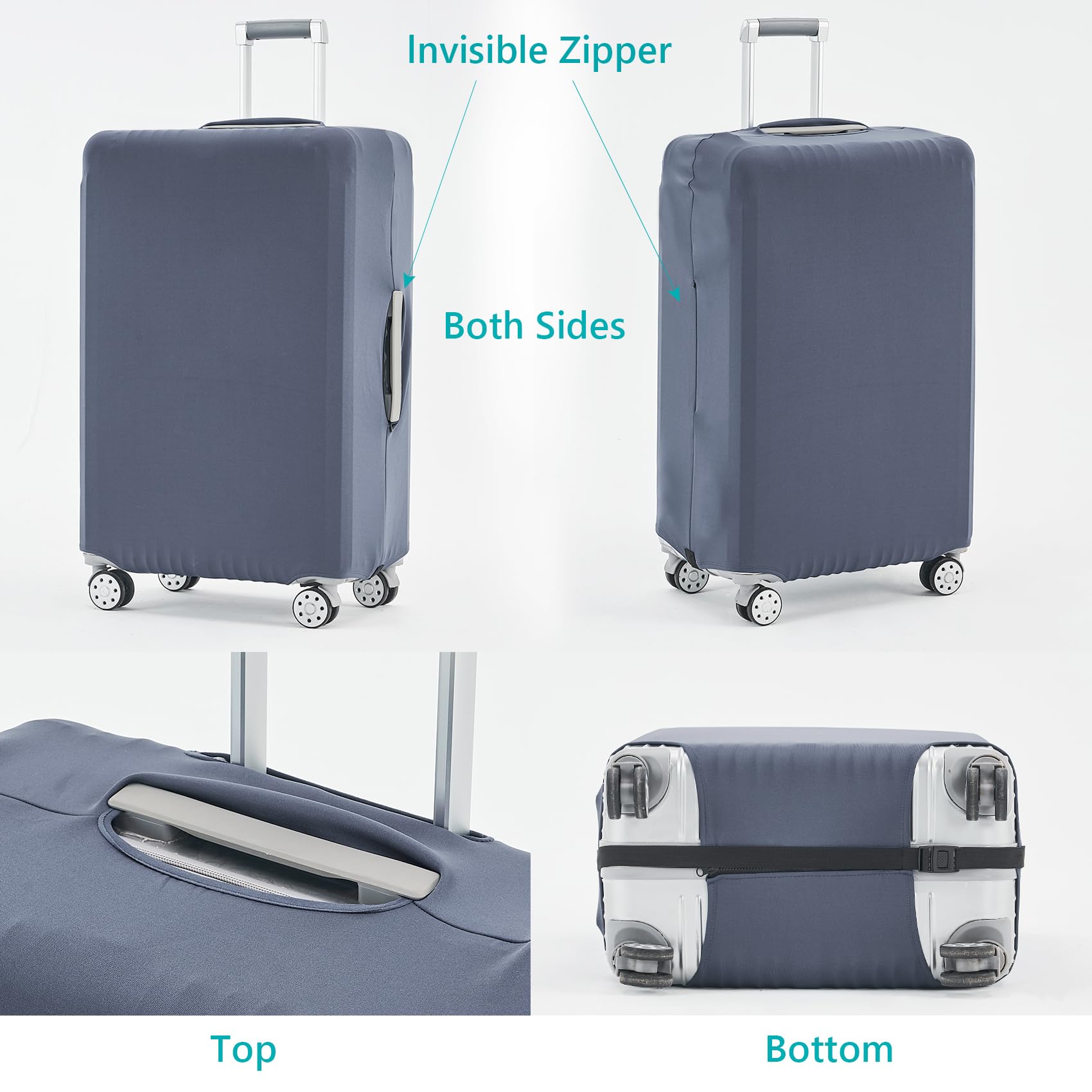 TRAVELKIN close-up of stretch fabric texture highlighting durable, washable material