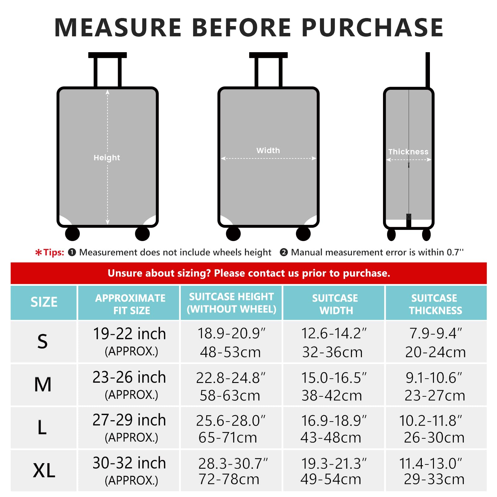 TRAVELKIN wheels clearance view showing unhindered rolling benefit
