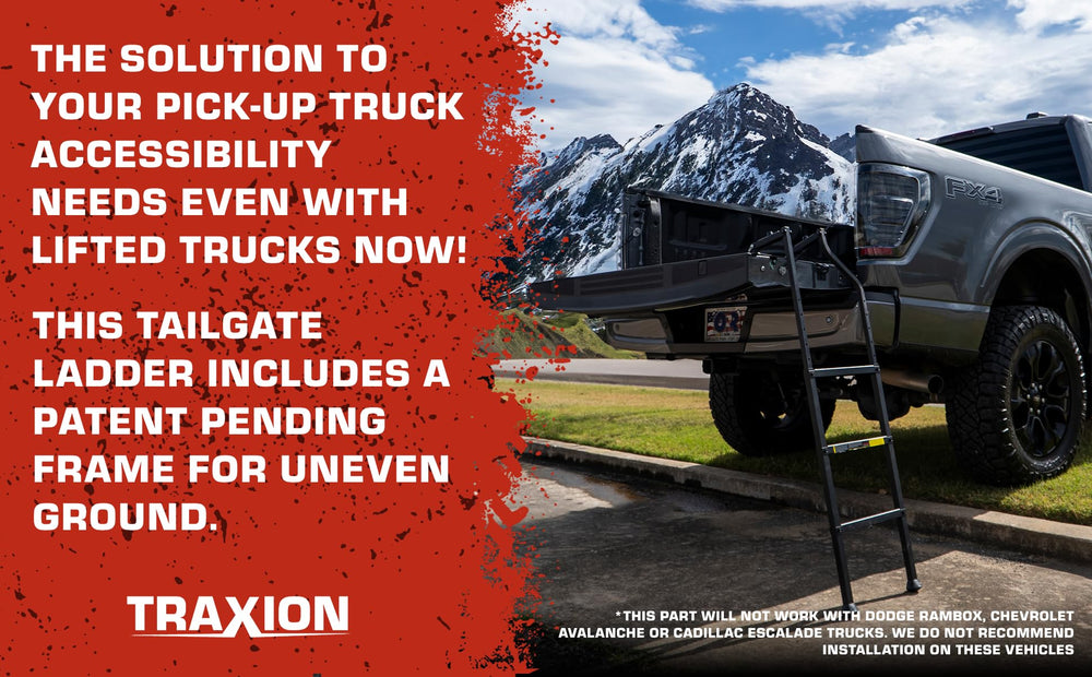 Traxion label and mounting hardware detail for durable secure installation
