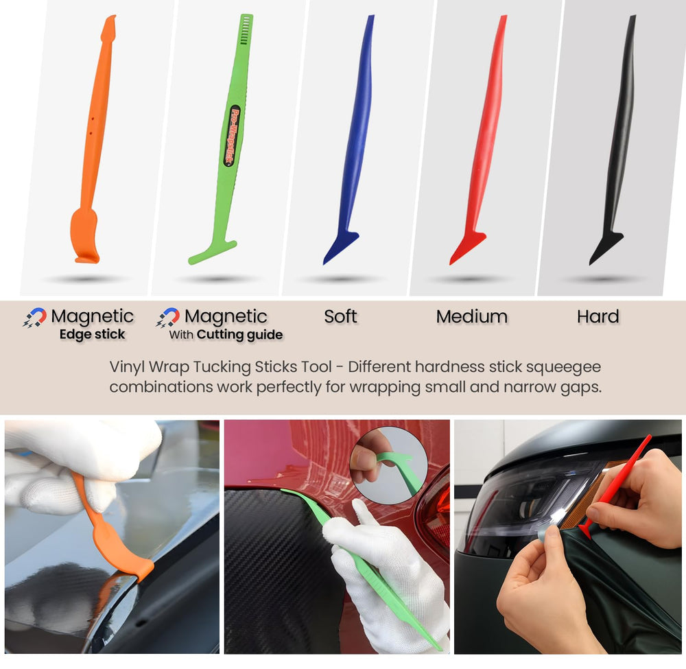 TRAYCLICKS TPU contour squeegee detail flexing around curved edges