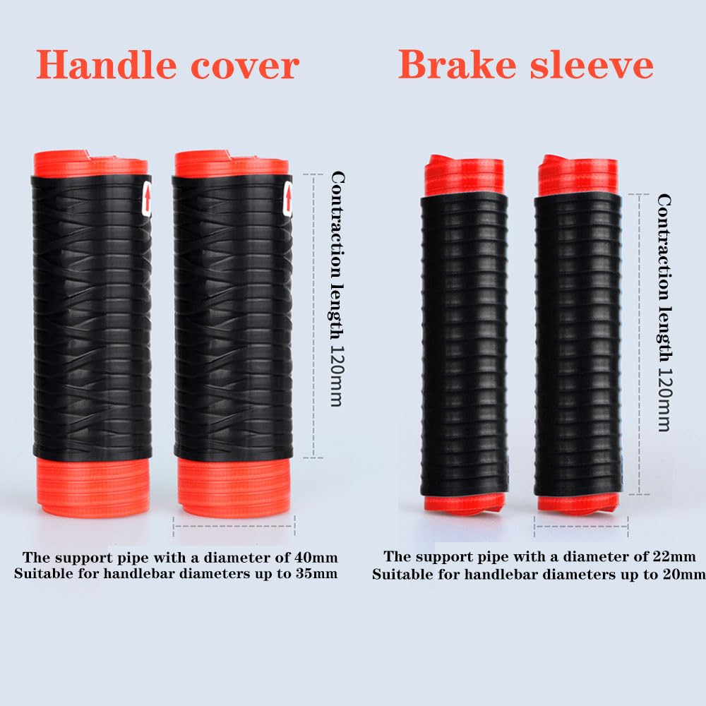 Treayes grip cover next to ruler illustrating universal size fit