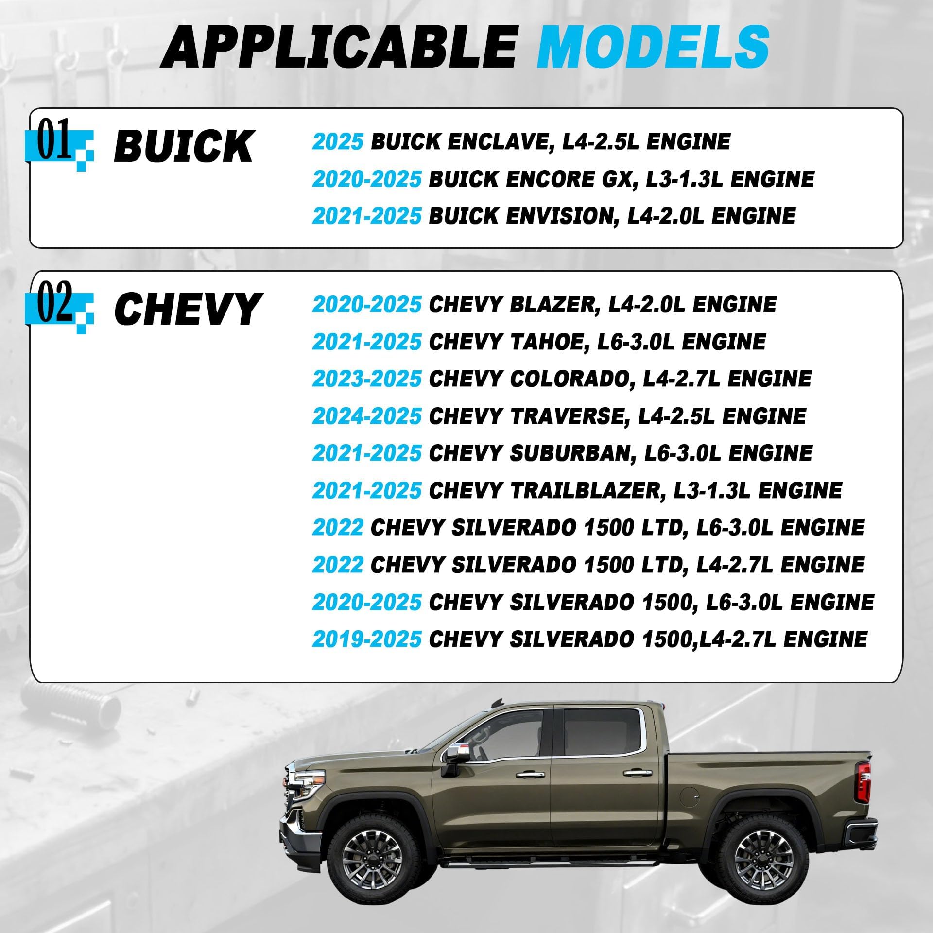 trepb PF66 installed under the hood of a Chevrolet Silverado demonstrating direct-fit ease