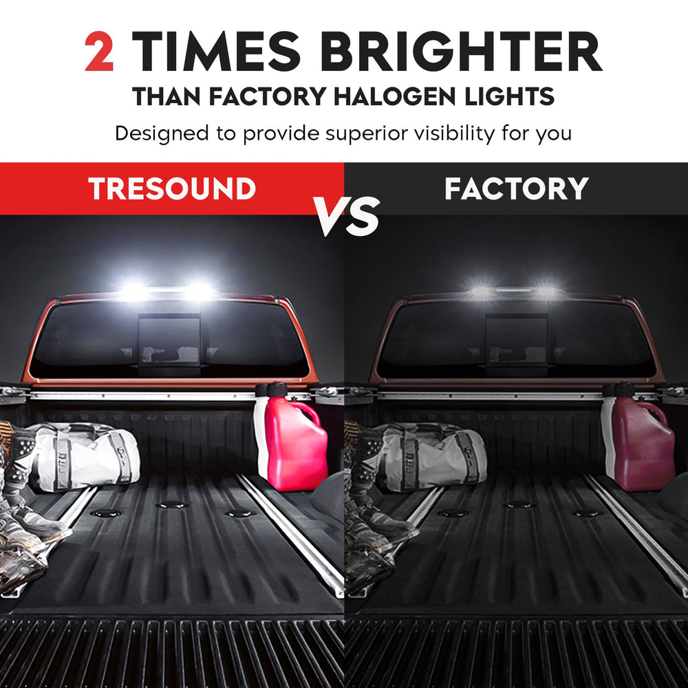 Tresound illuminated at night on truck showing clearer brake visibility benefit