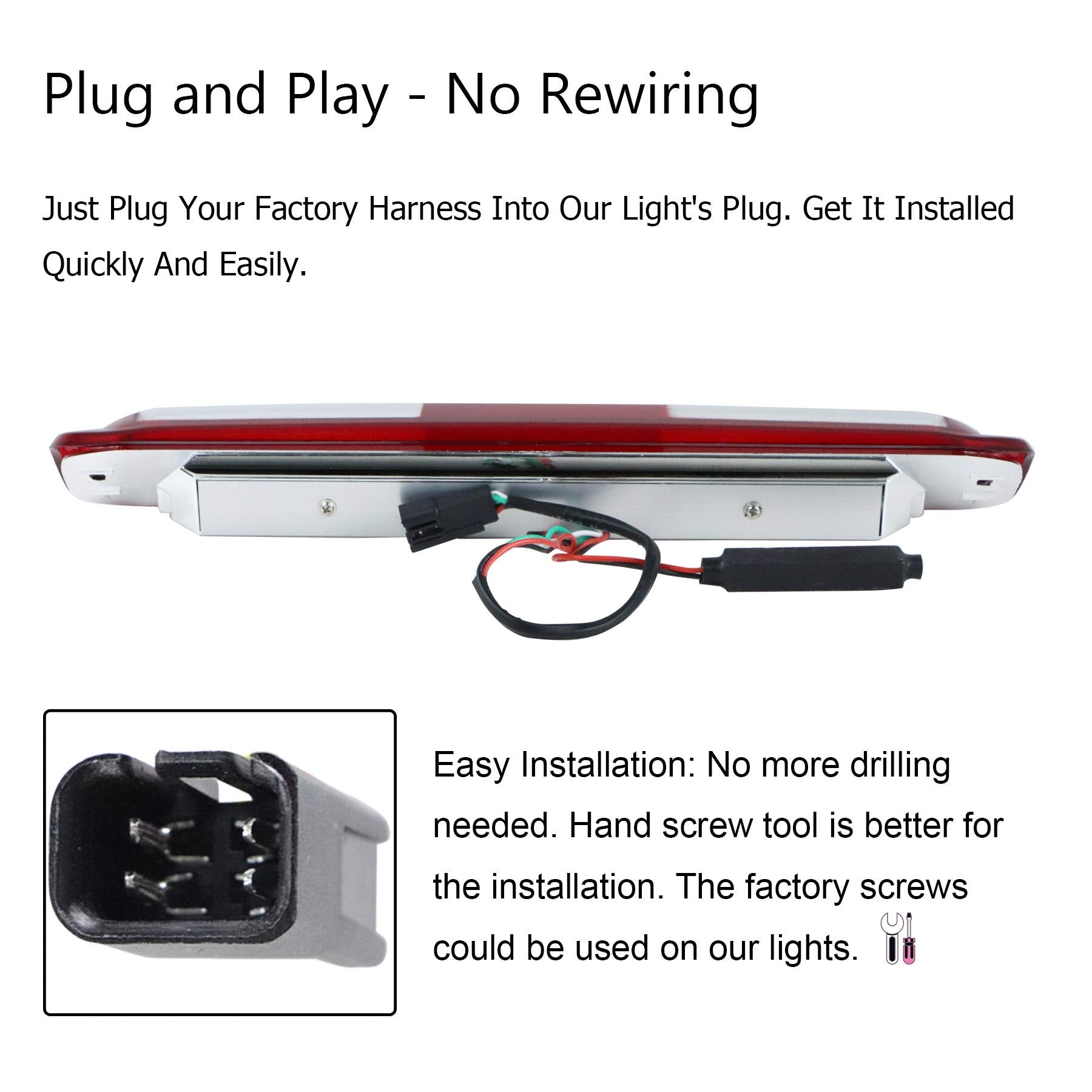 Tresound installed on Silverado rear demonstrating improved visibility