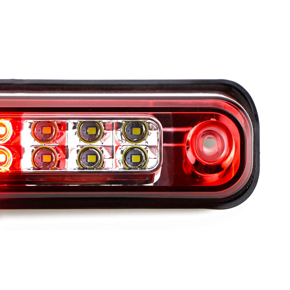 Tresound illuminated at night displaying clear LED brake visibility
