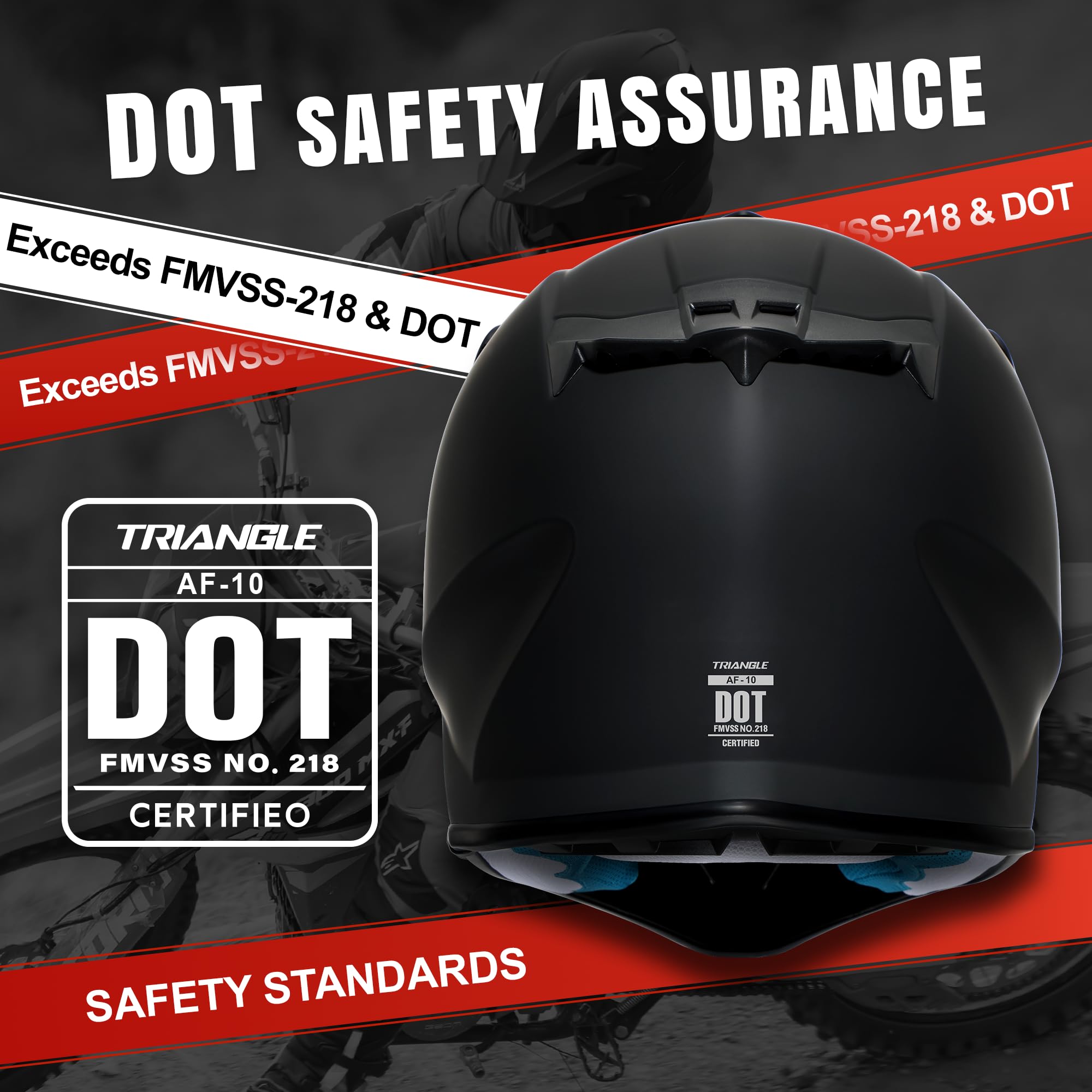 TRIANGLE helmet removable liner close-up for washable, breathable comfort