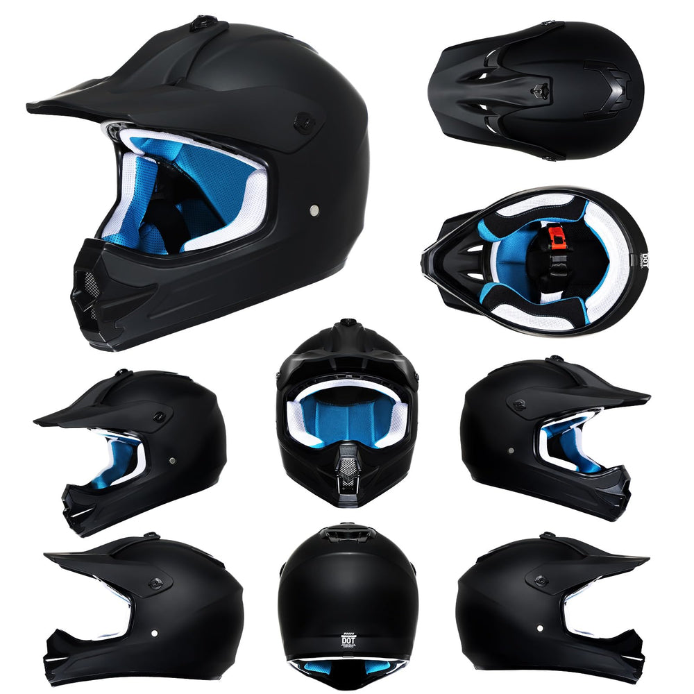 TRIANGLE boxed package with helmet, goggles, gloves showing ready-to-gift convenience