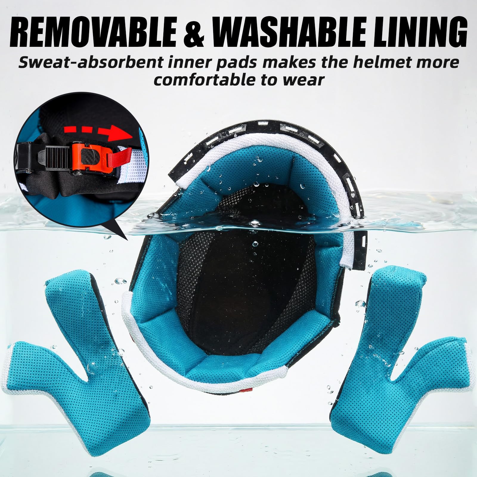 TRIANGLE helmet size comparison display ensuring correct fit selection benefit