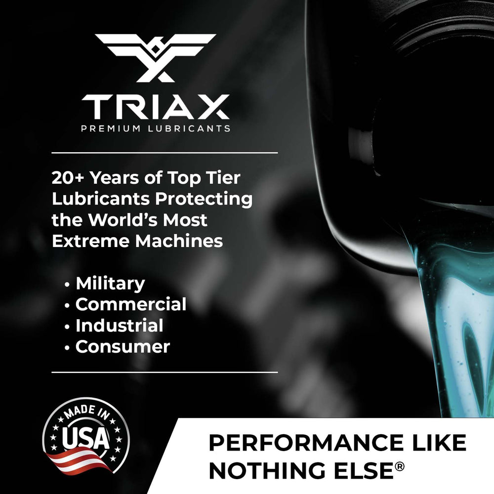 Triax in garage setting highlighting professional-grade reliability